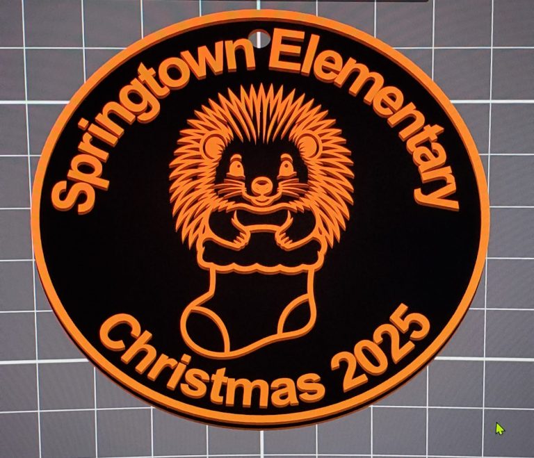 3D filament spool wall mount